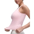 thumbnail image 3 of Musculosa CRZ YOGA Softembrace con escote redondo rosa L, 3 of 7