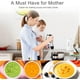 thumbnail image 2 of Keylitos 5 in 1 Immersion Hand Blender Mixer, Upgraded Handheld Stick Blender with 600ML Chopper, 800ML Beaker, Whisk and Milk Frother for Smoothie, Baby Food, Sauces Red,Puree, Soup (Black), 2 of 5