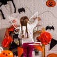 thumbnail image 4 of Fiudx Alas de Ángel Brillantes, Diseño de Lazo Colorido, Tirantes Elásticos, Suaves y Cómodas, Versátiles para Halloween, Cosplay, Fiestas de Cumpleaños, Sesiones de Fotos, Incluye 1 Ala., 4 of 7