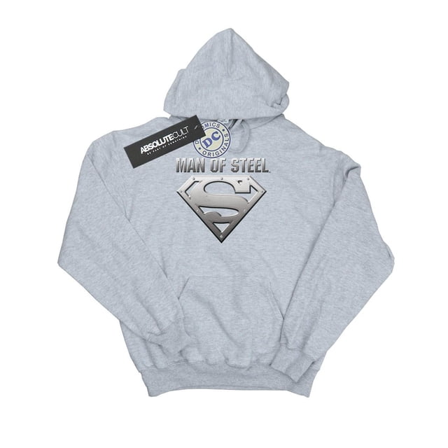 DC Comics Garçon Superman Homme de Bouclier d'Acier Chandail à Capuchon
