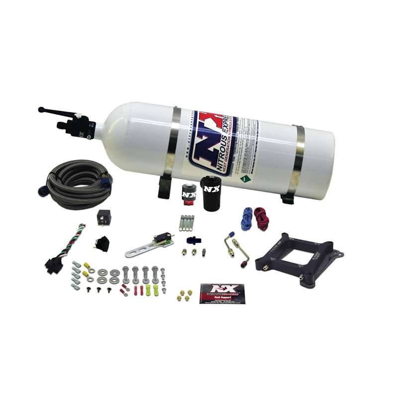 NITROUS EXPRESS R/C Nitrous Kit w/10lb. Bottle 4150 Gemini Plate 65540