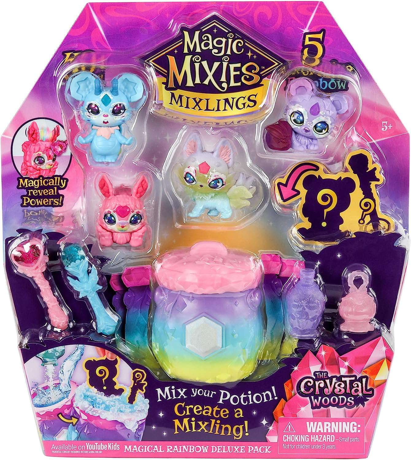 Magic Mixies Magical Rainbow The Crystal Woods Deluxe 5Pack (5