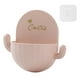 thumbnail image 3 of Toystoory Caja de almacenamiento Organizador de drenaje de plástico Soporte de contenedor de baño montado en la pared con ganchos Contenedor de baño Juegos de accesorios de baño rosado Toystoory HA003243-03, 3 of 6
