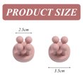 thumbnail image 2 of Soportes para cepillos de dientes para baños - Soporte para maquinilla de afeitar para ducha montado en la pared Autoadhesivo Multifuncional Lindo gancho para niños Colgando cepillo de dientes, 2 of 5