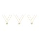 thumbnail image 3 of Sonducket Collar de plata de ley 925 simple y exquisito con mariposas dobles y mano de obra es oro fino Type1 NO1, 3 of 6