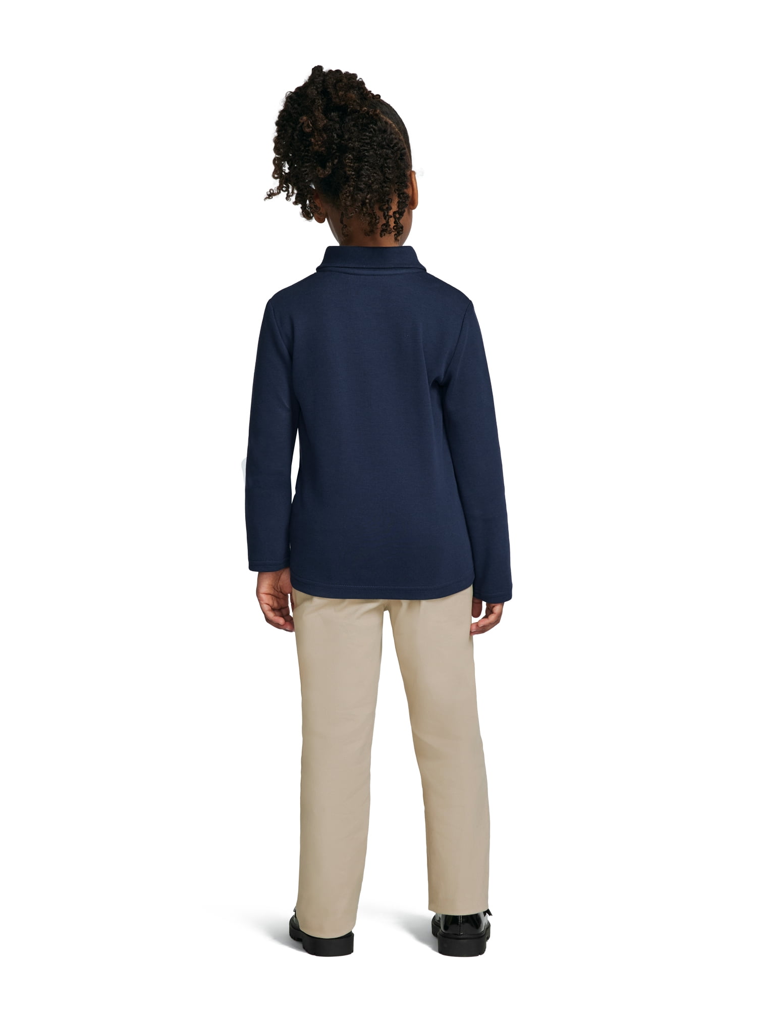 Wonder Nation Toddler Girls School Uniform Pull-On Pants, Sizes 2T-5T