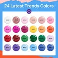 thumbnail image 2 of Set de esmaltes de uñas MIZHSE Quick Dry 24 colores sin gel para mujer, 2 of 9