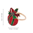 thumbnail image 3 of witspace Christmas Napkin Rings Napkin Holder Rings Wreath Santa Claus Candy Cane Reindeer Christmas Tree Design Napkin Rings for Christmas Holiday Party Dinner Table Decoration, 3 of 4