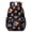 Baseballs Flames Pattern, variant on Baseballs Stars Black Pattern 17" Waterproof Oxford School Backpacks for Teens, S-Shape Padded Straps, for School, Travel, Hiking, Camping