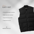 thumbnail image 7 of MERCER+METTLE Unisex Puffy Vest | Casual Winter Vest for Men & Women, Water Repellent, Breathable, Lightweight Insulation - Night Navy L, 7 of 7