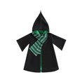 thumbnail image 1 of SUNSIOM Kid Halloween Witch Costume Long Sleeve Hood Wizard Cloak with Scarf 2 Pcs Cosplay Clothes Set, 1 of 7