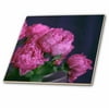 3dRose Pink Peony Bouquet - Ceramic Tile, 4-inch