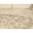 thumbnail image 2 of Vincent van Gogh 24x19 Black Ornate Framed Double Matted Museum Art Print Titled: Wheat Field (1888), 2 of 5