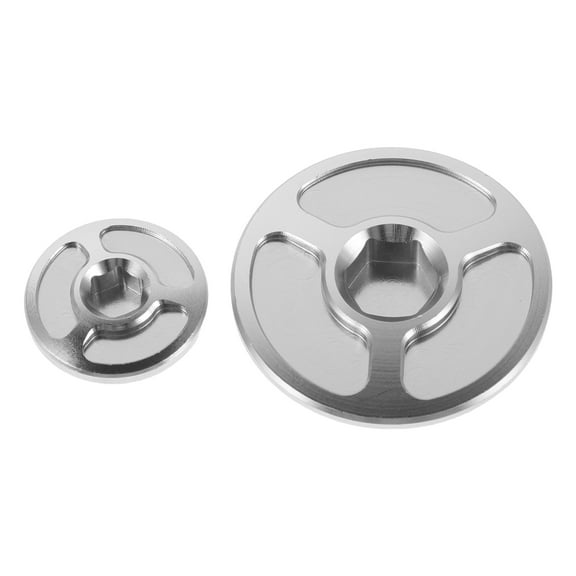 ELAYARD Durable Silver Alloy Motorcycle Timing Chain Cover Engine Bolt Pin Screws for Easy Installation 2pcs