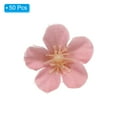 thumbnail image 3 of Uxcell 0.98" Artificial Cherry Blossom Flower Heads, 50 Pack Silk Cherry Blossom Fake Heads for DIY Craft, Pink, 3 of 7