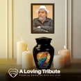 thumbnail image 3 of Yatskia Moonlight Colorful Parrot Urns for Human Ashes Adult Man, Memorial Burial Urn for Ashes for Women, Funeral Cremation Keepsake Urn for Adult Ash, (Classic Pack of 1, 3 Inch), 3 of 8