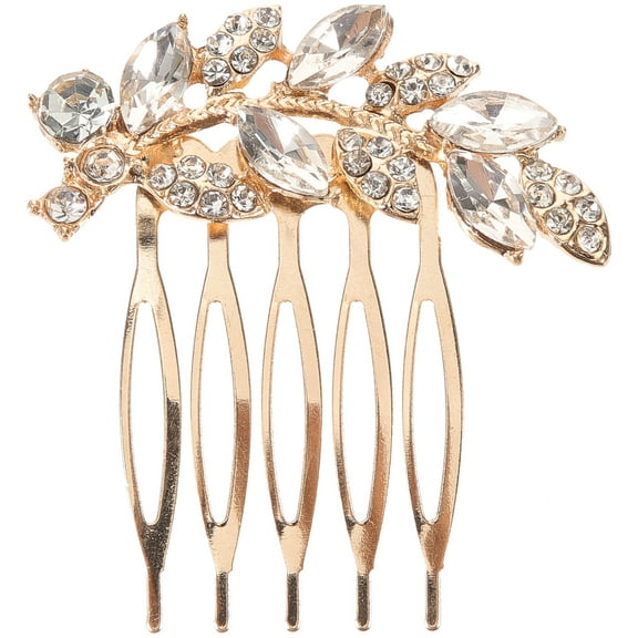 FRCOLOR Rhinestone Bridal Hair Comb Set for Women Wedding and Birthday Celebration 1Set