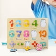 thumbnail image 4 of Juguetes Montessori, rompecabezas, tablero de construcción, clasificación de habilidades básicas, juguete educativo, juego para y niñas Número Macarena Rompecabezas, 4 of 7