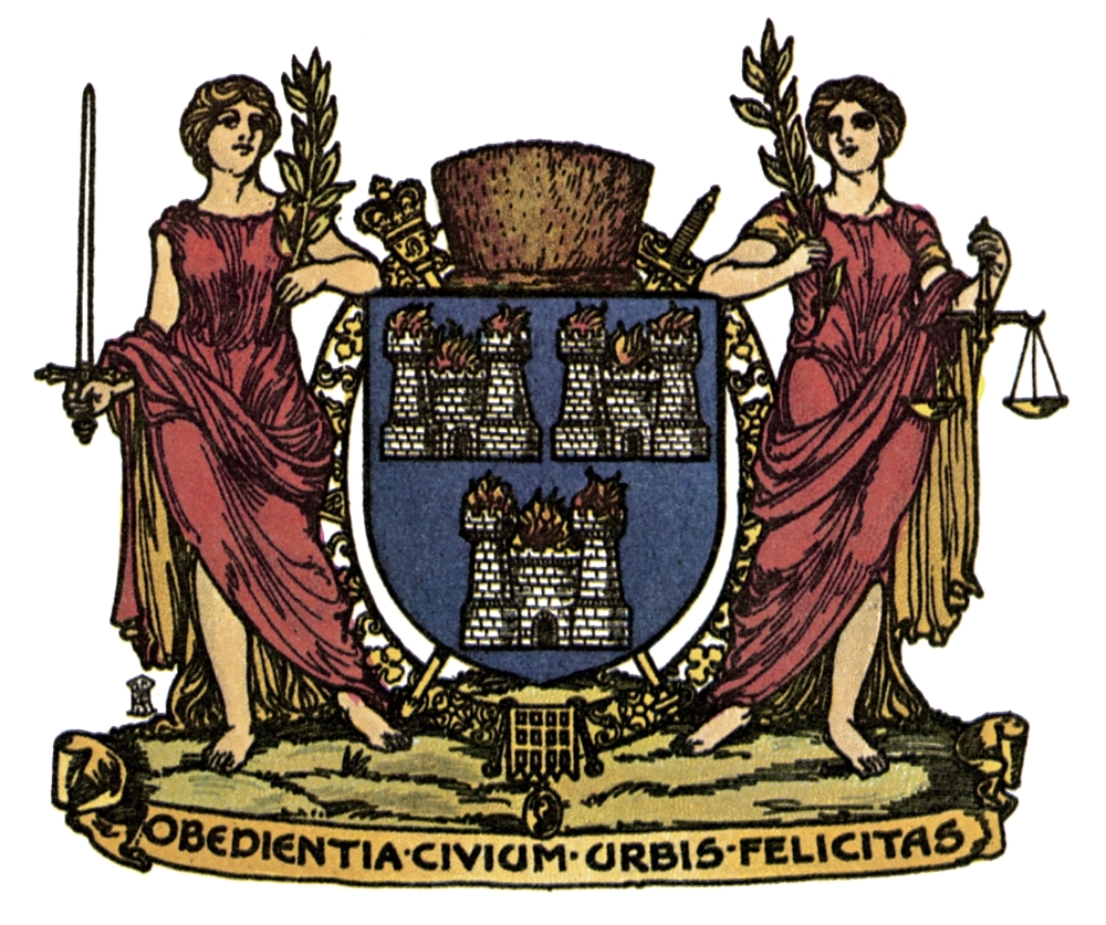 Dublin Coat Of Arms. /Ncoat Of Arms Of The City Of Dublin, Ireland