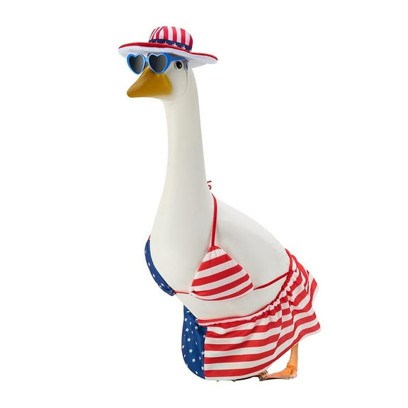 Porch Goose Outfits for 23 Inch Lawn Statue Costume for Cement Statue
