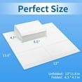 thumbnail image 2 of Disposable Fold Napkins, 13"x11.6" 1-Ply 1500 Count Paper Dinner White Napkins Bulk for Restaurants and Cafes, 2 of 4