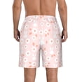 thumbnail image 3 of Naloa Flower Rabbit Men's Beach Shorts, Surfing shorts, Swim trunks, Quick Dry Swim Trunks for Surfing Beach Fun - Medium, 3 of 9