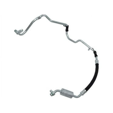 A/C Suction Line Hose Assembly - Compatible with 2007 - 2011 Nissan Versa 1.8L 4-Cylinder MR18DE 2008 2009 2010
