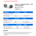 thumbnail image 2 of Clutch Kit - Compatible with 1981 - 1985 Toyota Celica RWD 1982 1983 1984, 2 of 2