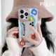 thumbnail image 1 of Funda de teléfono con espejo para iPhone, carcasa suave de acrílico a prueba de golpes, estilo coreano Ins, flor, conejo, 14, 11, 12, 13 Pro Max Plus Fivean unisex, 1 of 2