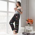 thumbnail image 4 of Uemuo I love you Mom Pattern Women's Wide Leg Palazzo Lounge Pants with Pockets Light Weight Loose Comfy Casual Pajama Pants-XX-Large, 4 of 9