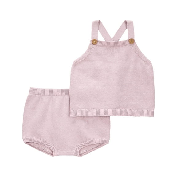 Carter's Child of Mine Baby Girl Outfit Set, 2-Piece, Sizes 0/3-24 Months