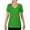 GREEN APPLE, variant on Womens Clementine Sheer V-Neck T-Shirt