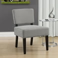 thumbnail image 6 of ACCENT CHAIR - LIGHT GREY / BLACK ABSTRACT DOT FABRIC, 6 of 11