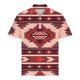 thumbnail image 5 of Camisas de Manga Larga para Hombres Impresos Girar Hacia Abajo Botones de Cuello Lateral Dividido, Casual Blusa de Manga Corta, 5 of 5