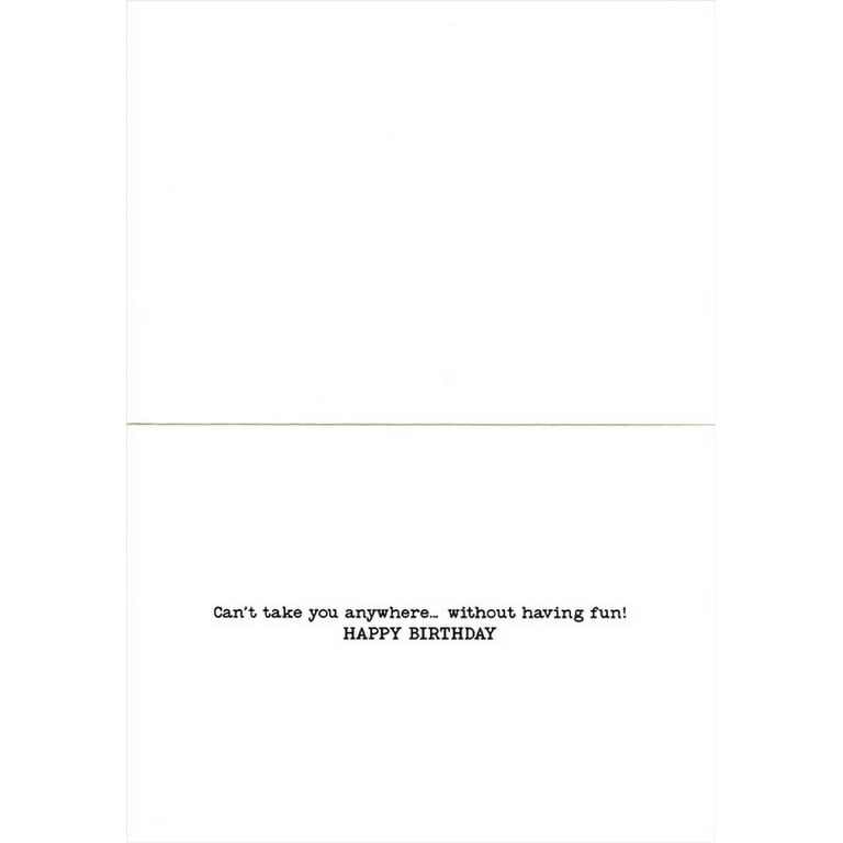 Women Running On Beach Birthday Card - 'Fabulous Never Goes Out Of Style' Greeting Card With Envelope