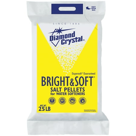 Item Name: Diamond Crystal Bright & Soft Water Softener Salt Pellets, 25