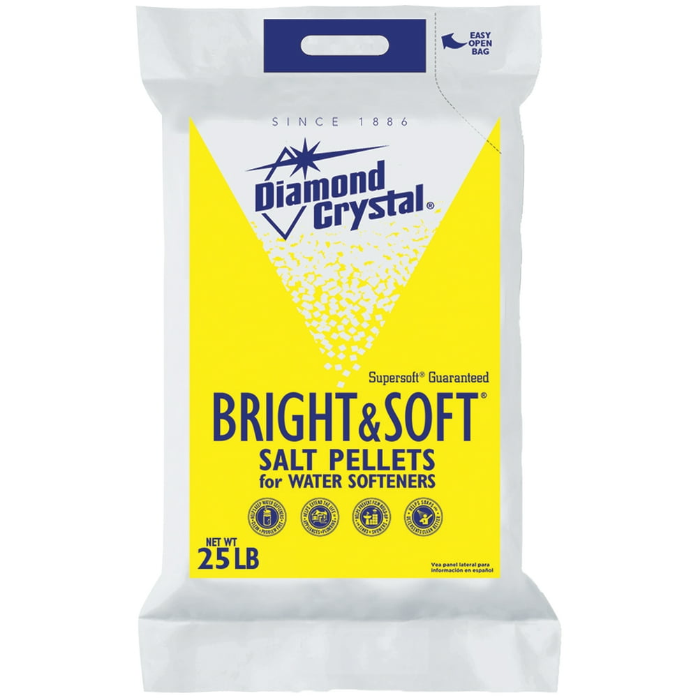 Diamond Crystal Bright & Soft Water Softener Salt Pellets 