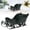 B, variant on Clearance Desktop Ornament under $5,Santa Sleigh Christmas Decor Sleigh Sculpture For Table Top Holiday Home Decorations