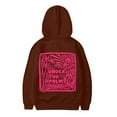 thumbnail image 4 of WOYY Toddler Girls Graphic Hoodie Palm Print Pullover Hooded Sweatshirt, Sizes 2-3T, 4 of 6