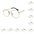 thumbnail image 1 of Minnieouse Gafas de sol polarizadas con montura ligera para hombres y mujeres, materiales de protección a la moda, luz dorada y azul luz dorada anti-azul 10Conjunto, 1 of 6