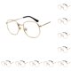 thumbnail image 3 of Qarigey Gafas de sol cuadradas pequeñas para hombres y mujeres Protección Materiales cómodos Lentes polarizadas Luz dorada anti-azul luz dorada anti-azul 10Conjunto, 3 of 6