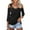 Black, variant on Tittly T Shirts for Women Tshirts Shirts Women's Tops V Neck 3/4 Sleeve Shirts Casual Blouses Cold Shoulder Tops Basic Tees Floral Print Tshirts Womens T Shirts Gym Clothes for Woman Hot Pink L
