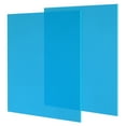 thumbnail image 1 of 2 Pcs Hojas de Acrílico Transparentes de 1/8" de Grosor, Hojas de Plástico de 8x8 Pulgadas, Azules, 1 of 7