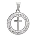 thumbnail image 3 of Crucifix Collier Pendentif Crucifix Brillant Rond Brillant Crucifix Pendentif Pendentif Chrétien Expérience Inégalée, 3 of 8