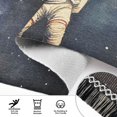 thumbnail image 6 of Yayeee Runner Rug for Bedroom 2'x6' Machine Washable Hallway Non Slip Mat, Watercolor Astronaut, 6 of 8