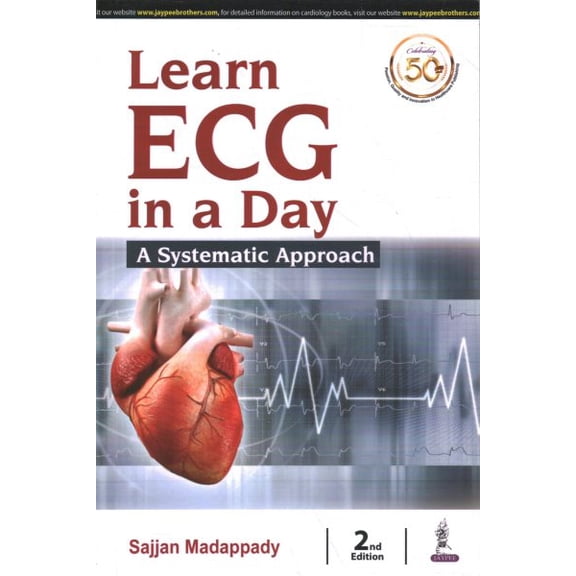 Pre-Owned Learn ECG in a Day : A Systematic Approach