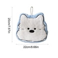 thumbnail image 3 of Toalla de Mano Colgante de Suave Forro Polar Coral – Toalla Pequeña, Absorbente y de Secado Rápido para La Cocina, El Baño o para Los Amantes de Los Perros de Dibujos Animados., 3 of 6
