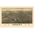 thumbnail image 2 of Burleigh 18x13 White Modern Wood Framed Museum Art Print Titled - Canton New York - Burleigh 1885, 2 of 4