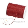 thumbnail image 3 of Beading Thread Bracelet Weave Bead Craft Cord 1mm 159M/Roll (173-Yards) Decorative String, Red, 3 of 7