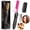 Pink, variant on Hot Comb Hair Straightener, Electric Portable Travel Anti-Burn Beard Straightener Press Comb Ceramic Curler Flat Iron